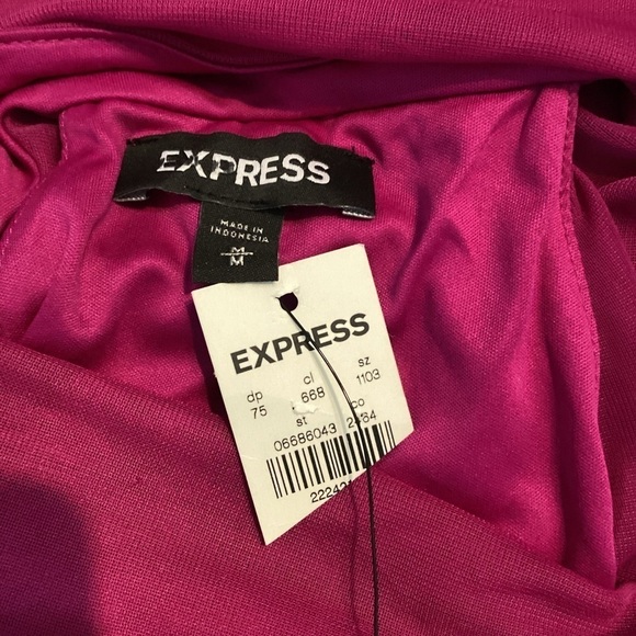 Express Halter Neck Bodysuit Size M Purple - Picture 6 of 7